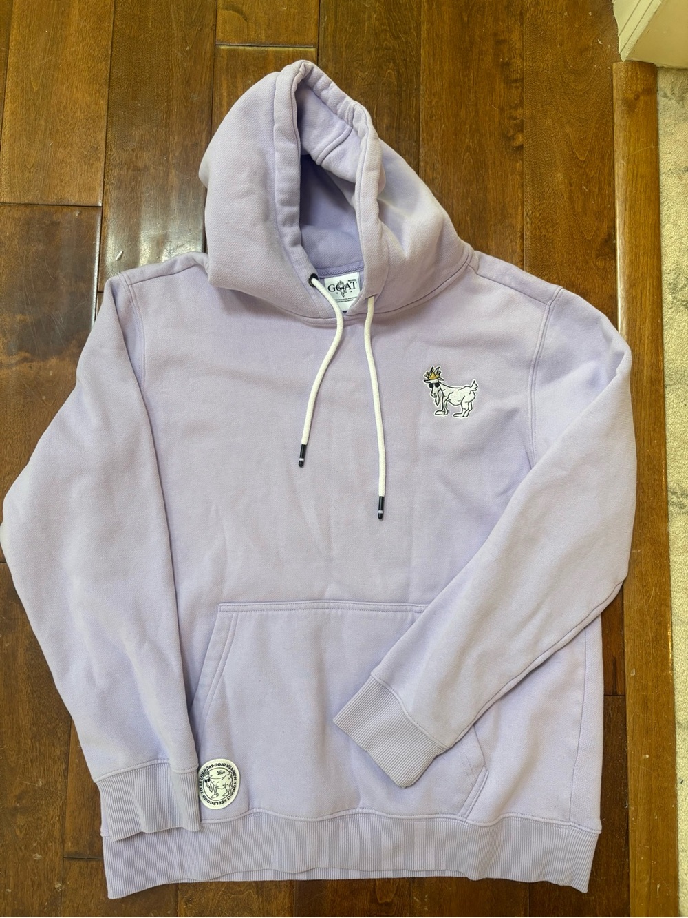 Goat Lilac Pullover Hoodie - Men's medium